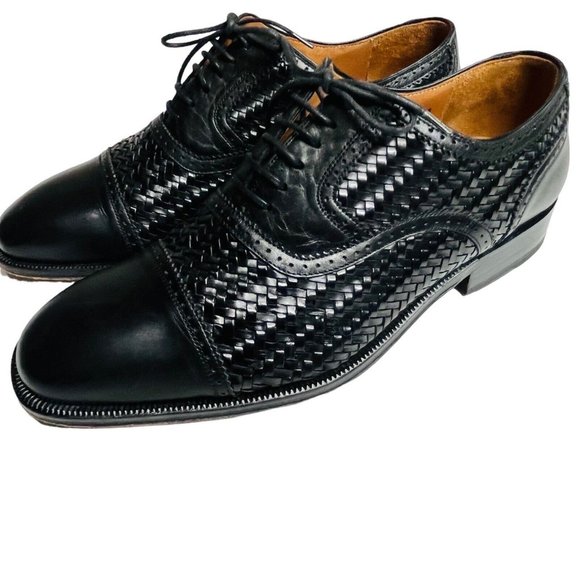 Magnanni Ligo Cuero Woven Shoes Black Size 8 main image 11